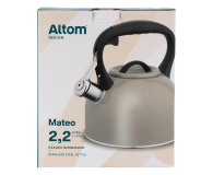 Altom Czajnik nierdzewny 2,2l Mateo taupe - 1580489 - zdjęcie 7